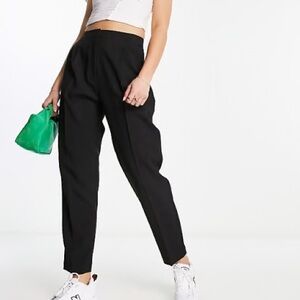 ASOS Curve Women's Black Tailored Trousers
